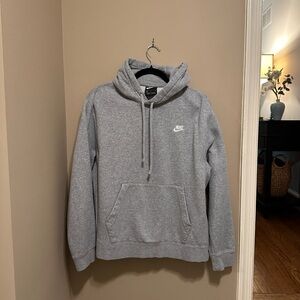 Nike Men's Heather Gray Hoodie